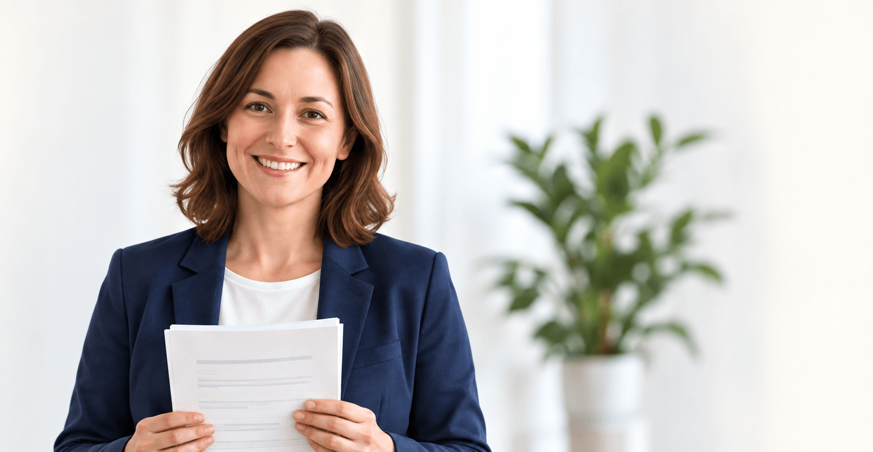 By The Willow professional holding estate planning documents